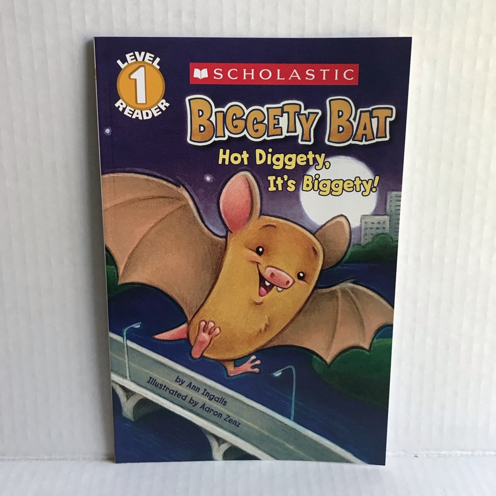 💛$2💛 Hot Diggety, It’s Biggety! Biggety Bat level 1 kids book